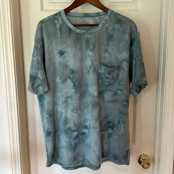 lululemon athletica Other - Lululemon Relaxed Mesh Pocket SS Tie Dye Performance Top